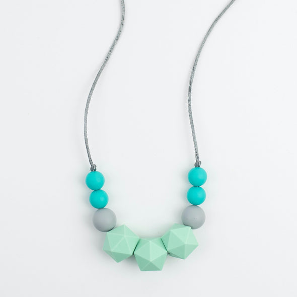 Pretty Blue Teething Necklace 