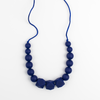 Bright Navy Silicone Teething Necklace by Seb And Roo