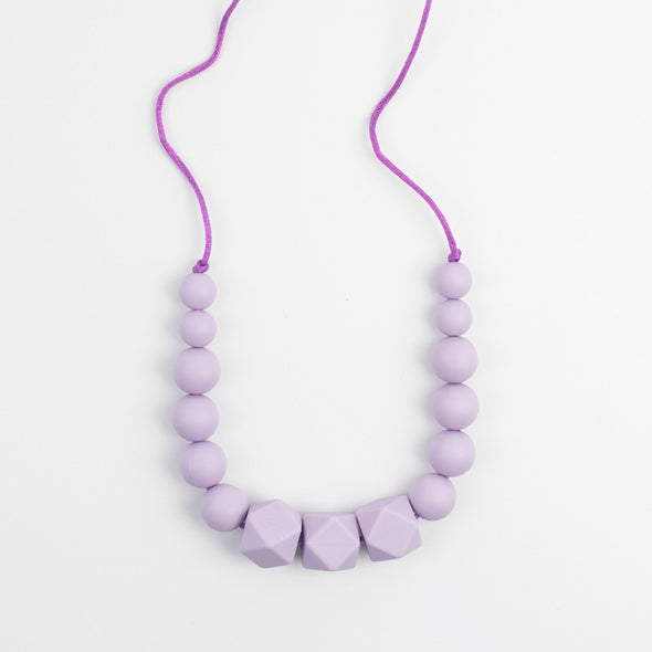 Lilac Teething Necklace