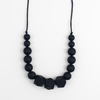 Simple Black Silicone Nursing Beads
