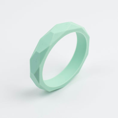 Mint Green Silicone Teething Bangle for Mum