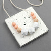Silicone Teething Necklace in Nude Colours