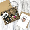 New Baby Gift Box With Teether, Nursing Necklace and Greetings Card