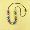 Jewel Toned Silicone Teething Necklace