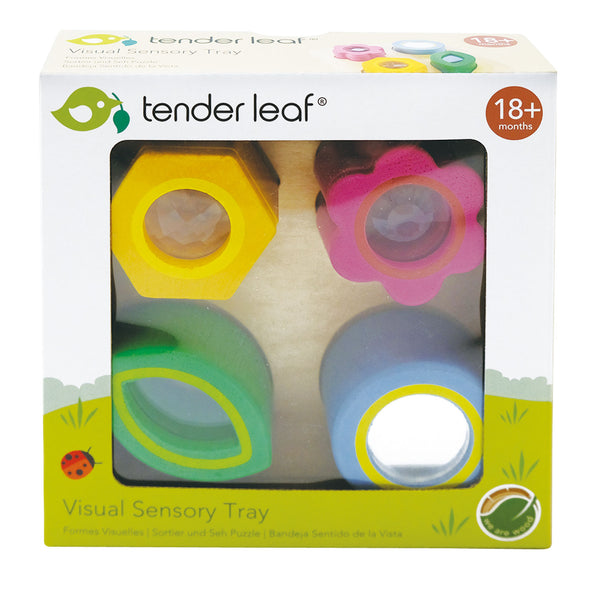 Boxed Tender Leaf Visual Sensory Tray