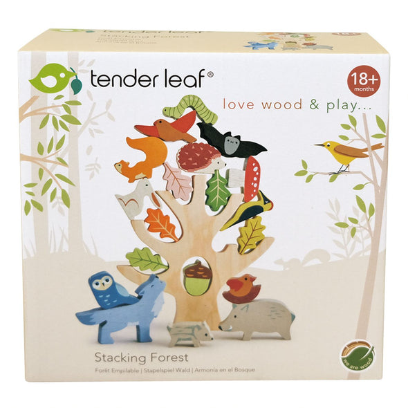 Packing of Tender Leaf Stacking Forest Toy