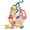 Solid Wood Stacking Coral Reef Toy