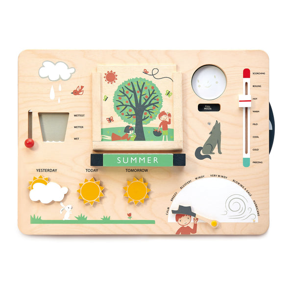 Weather Watch Wooden Toy Board