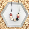 Silicone Teething Necklace in Modern Colours